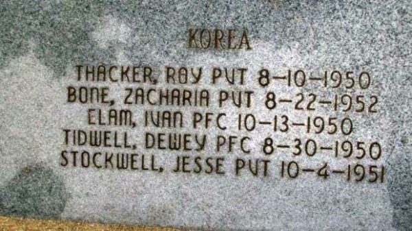 BOND COUNTY VETERANS MEMORIAL PAVER B