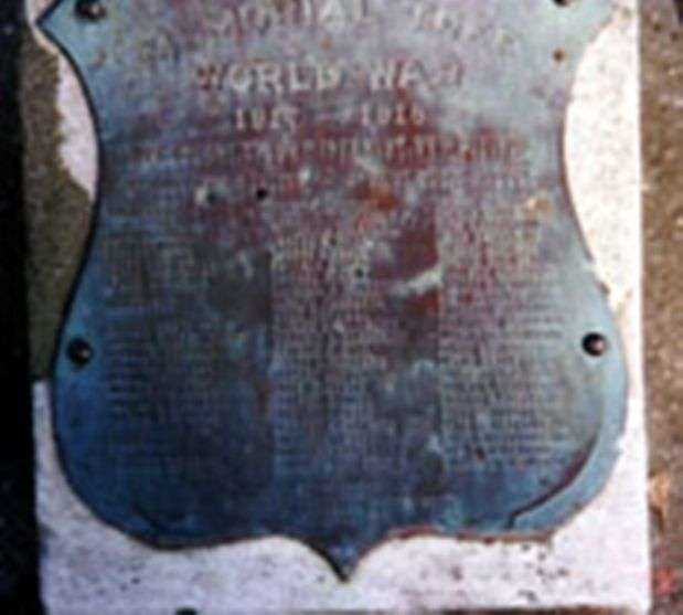 307TH INFANTRY COMPANY L MEMORIAL TREE PLAQUE
