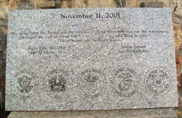 CHRISTIAN COUNTY VETERANS MEMORIAL STONE