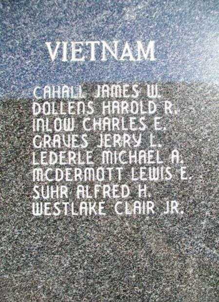 AUDRAIN COUNTY VETERANS MEMORIAL HONOR ROLL PANEL G