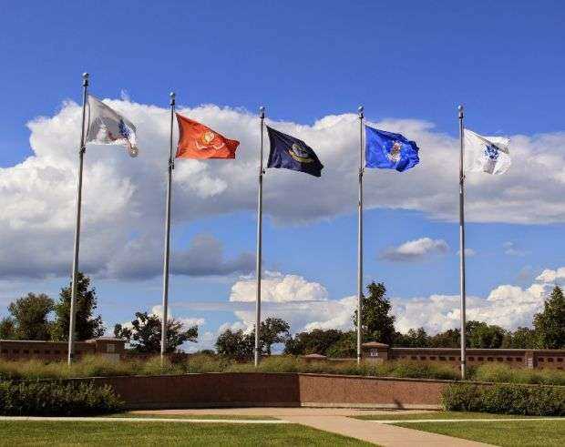 SOUTHERN WISCONSIN VETERANS MEMORIAL CEMETERY FLAG PLAZA