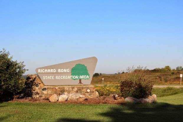 RICHARD BONG STATE RECREATION AREA MEMORIAL MARKER