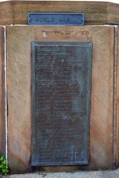 CASS COUNTY VETERANS MEMORIAL FLAGPOLE PLAQUE C