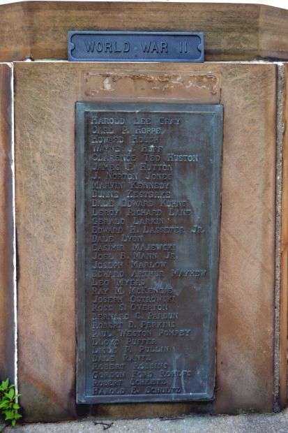 CASS COUNTY VETERANS MEMORIAL FLAGPOLE PLAQUE C