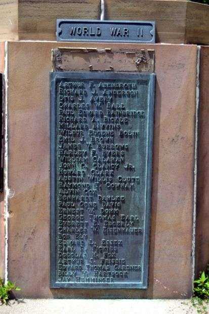 CASS COUNTY VETERANS MEMORIAL FLAGPOLE PLAQUE B