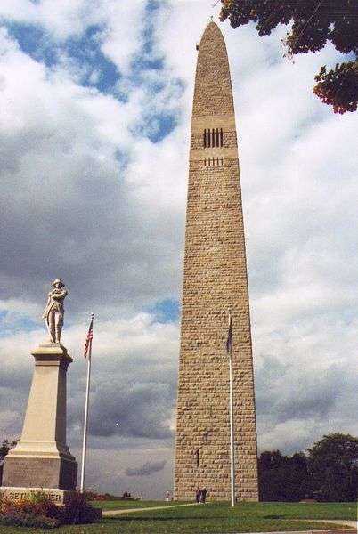THE BENNINGTON BATTLE MONUMENT