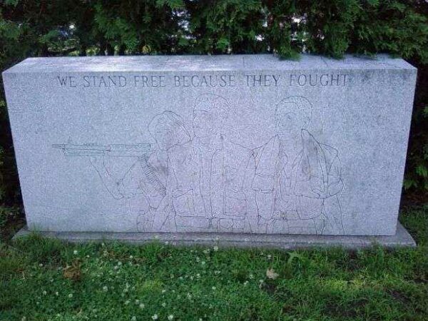 HOLYOKE VIETNAM WAR MEMORIAL RIGHT STONE