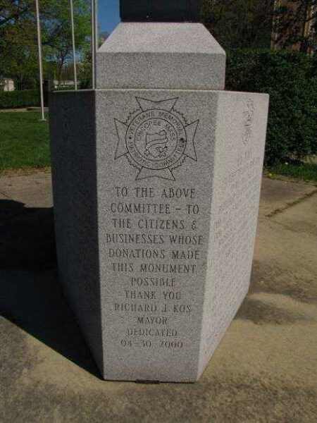 CHICOPEE VIETNAM WAR MEMORIAL PANEL D