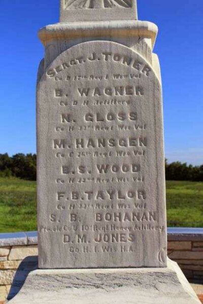 PARIS CIVIL WAR MEMORIAL HONOR STONE A