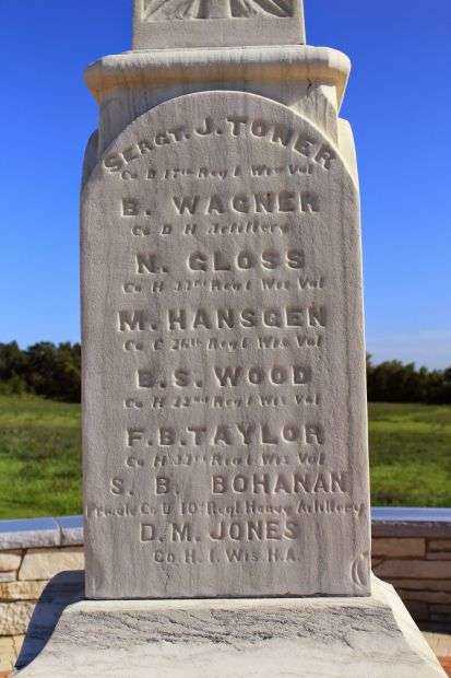 PARIS CIVIL WAR MEMORIAL HONOR STONE A