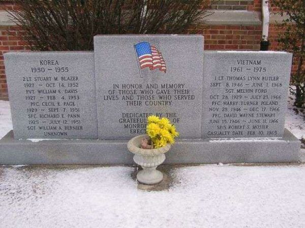 MONROE COUNTY KOREAN AND VIETNAM WAR MEMORIAL