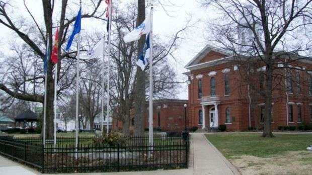 V.F.W. VETERANS MEMORIAL FLAGPOLE