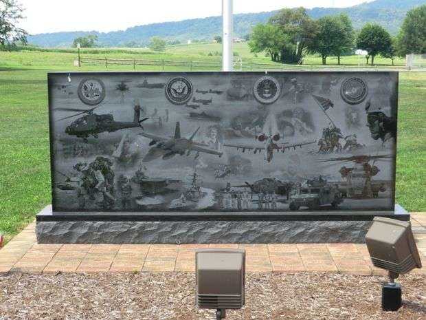 CLEAR SPRING VETERANS MEMORIAL RIGHT STONE