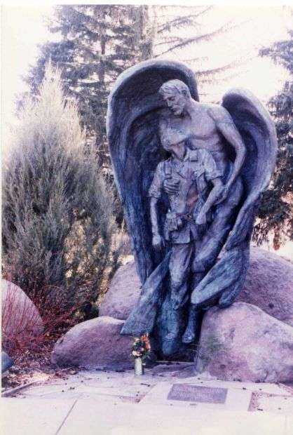 THE MONTANA STATE VIETNAM VETERANS MEMORIAL CLOSEUP