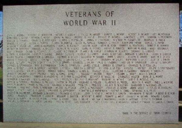 THURMONT WORLD WAR II MEMORIAL STONE B