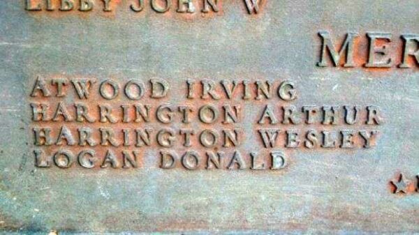 PHIPPSBURG VETERANS AND MARINERS HONOR ROLL PLAQUE W