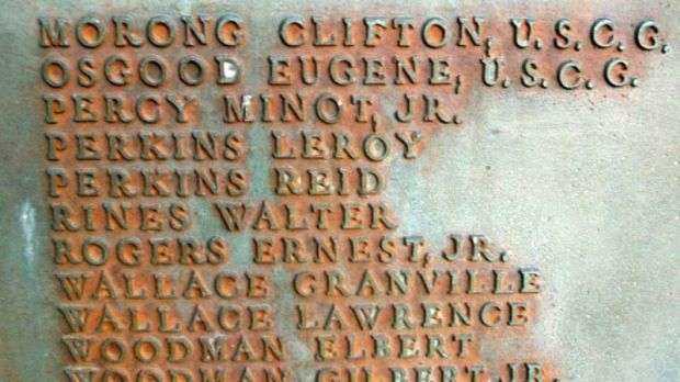 PHIPPSBURG VETERANS AND MARINERS MEMORIAL HONOR ROLL PLAQUE U