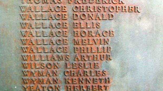 PHIPPSBURG VETERANS AND MARINERS MEMORIAL HONOR ROLL PLAQUE Q