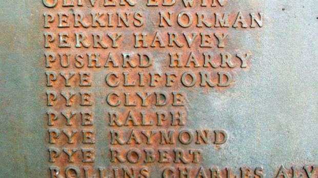 PHIPPSBURG VETERANS AND MARINERS MEMORIAL HONOR ROLL PLAQUE O