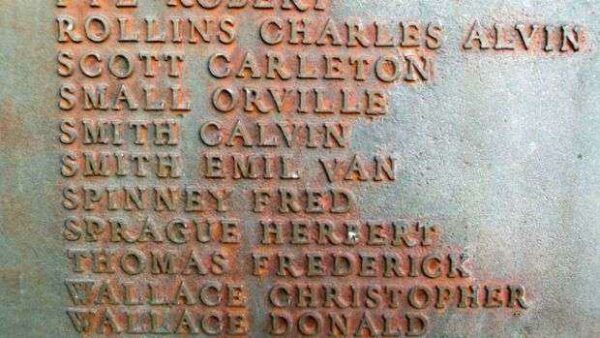 PHIPPSBURG VETERANS AND MARINERS MEMORIAL HONOR ROLL PLAQUE N