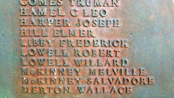 PHIPPSBURG VETERANS AND MARINERS MEMORIAL HONOR ROLL PLAQUE M