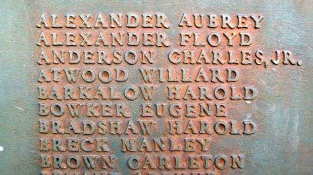 PHIPPSBURG VETERANS AND MARINERS MEMORIAL HONOR ROLL PLAQUE J