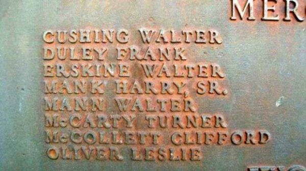 PHIPPSBURG VETERANS AND MARINERS MEMORIAL HONOR ROLL PLAQUE H