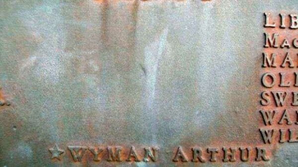 PHIPPSBURG VETERANS AND MARINERS MEMORIAL HONOR ROLL PLAQUE E