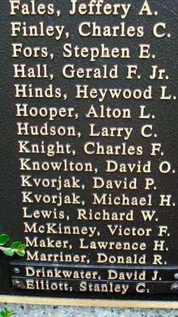 OWL’S HEAD VETERANS MEMORIAL HONOR ROLL PANEL I