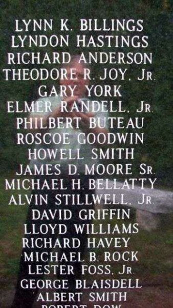 FRANKLIN VETERANS MEMORIAL HONOR ROLL PANEL N