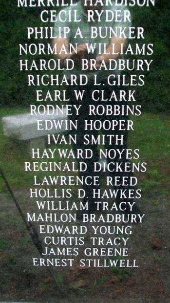 FRANKLIN VETERANS MEMORIAL HONOR ROLL PANEL K