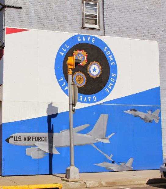 ALL GAVE SOME, SOME GAVE ALL MEMORIAL MURAL