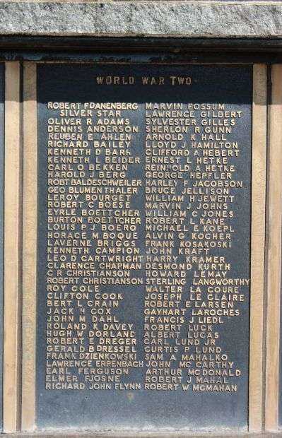 CHIPPEWA COUNTY WAR MEMORIAL PLAQUE C