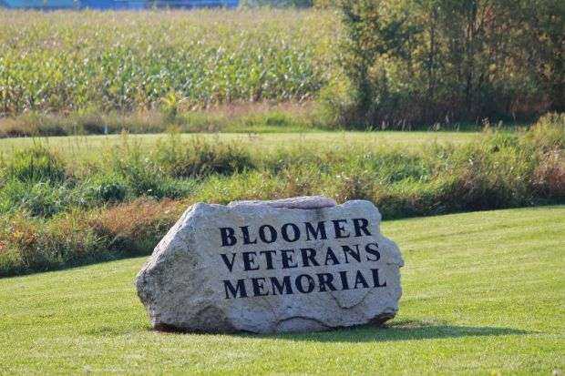 BLOOMER VETERANS MEMORIAL ENTRANCE STONE
