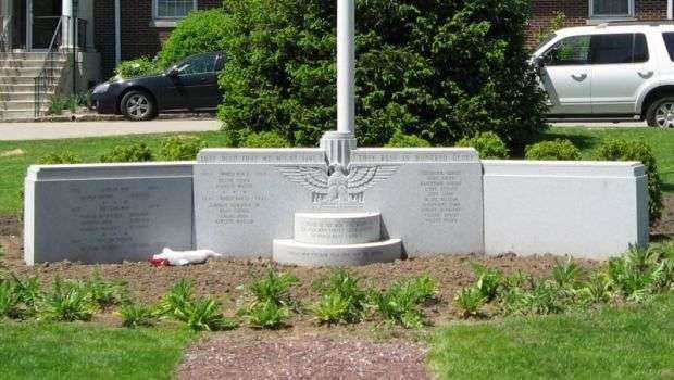 ELMSFORD WAR MEMORIAL FLAGSTAFF BASE