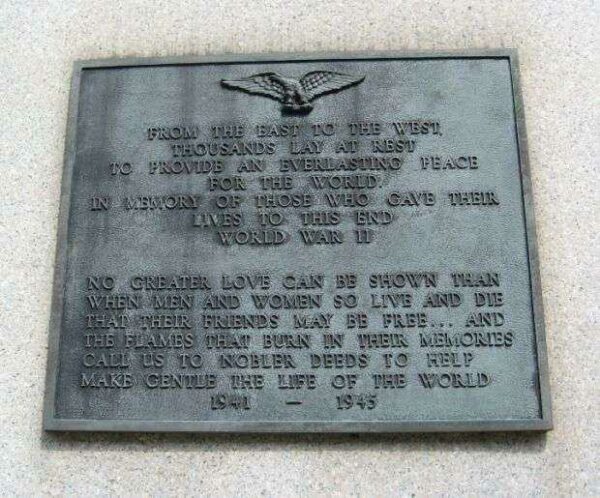 ROCKLAND COUNTY WORLD WAR I MEMORIAL PLAQUE B
