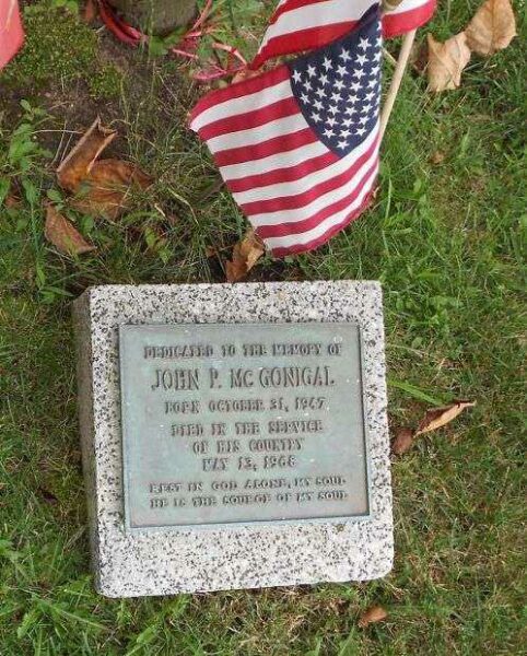 JOHN P. MC GONIGAL WAR MEMORIAL