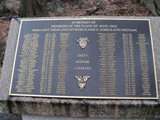 CLASS OF JUNE 1943 WAR MEMORIAL