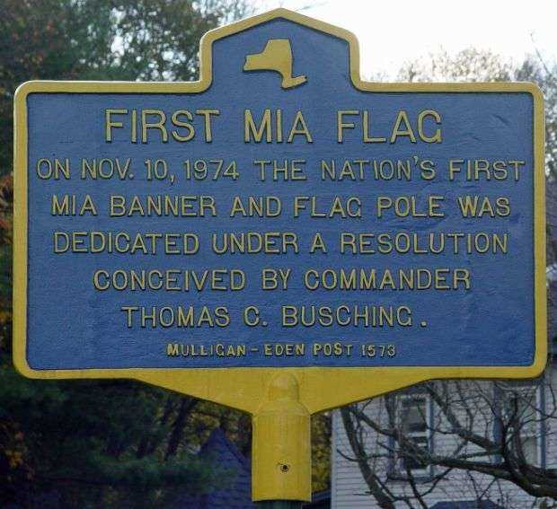 FIRST MIA FLAG WAR MEMORIAL MARKER