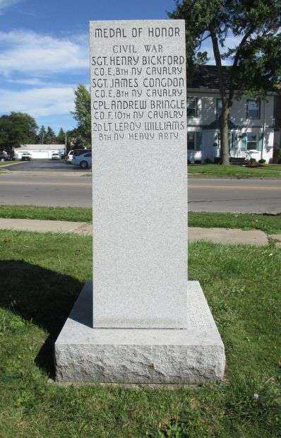 NIAGARA FALLS MEDAL OF HONOR MEMORIAL SIDE B