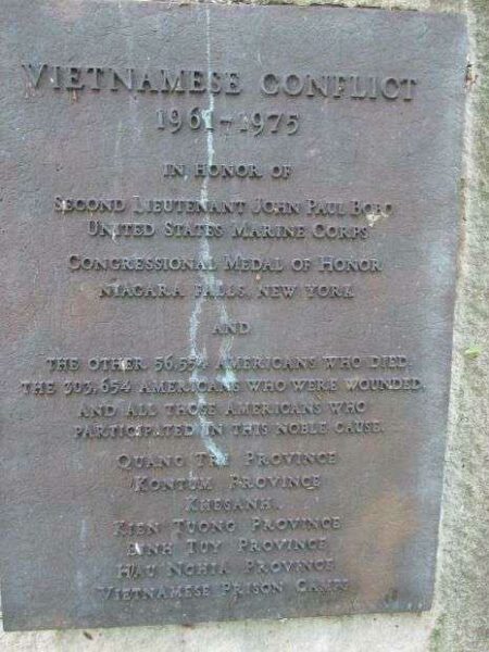 NIAGARA COUNTY MEDAL OF HONOR MEMORIAL PLAQUE C