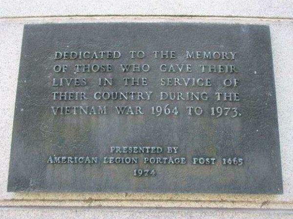 NIAGARA FALLS WORLD WAR I MEMORIAL PLAQUE B