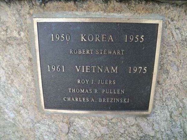 OYSTER BAY WAR MEMORIAL PLAQUE B