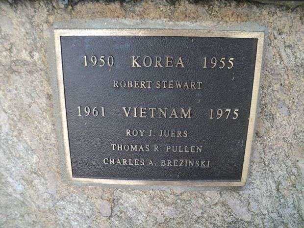 OYSTER BAY WAR MEMORIAL PLAQUE B