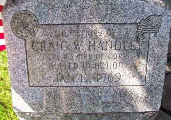 CPL. CRAIG W. HANDLEY WAR MEMORIAL