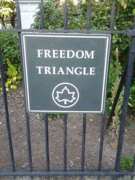 19TH ASSEMBLY DISTRICT WORLD WAR I MEMORIAL ENTRANCE PLAQUE