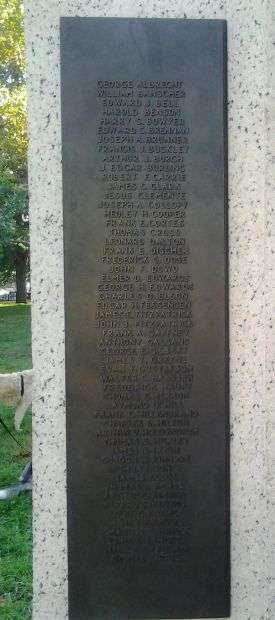 N.Y. DISTRICT 31-32 WORLD WAR I MEMORIAL LEFT PLAQUE (REPLACEMENT)