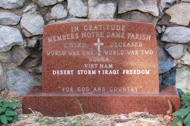 NOTRE DAME PARISH WAR MEMORIAL