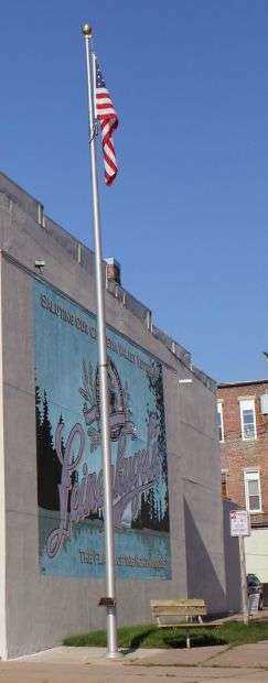 HOWARD MARSHALL GILBERTSON WAR MEMORIAL FLAGPOLE