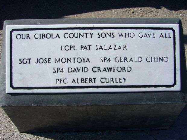 GRANTS, NM VIETNAM VETERANS MEMORIAL HONOR ROLL STONE